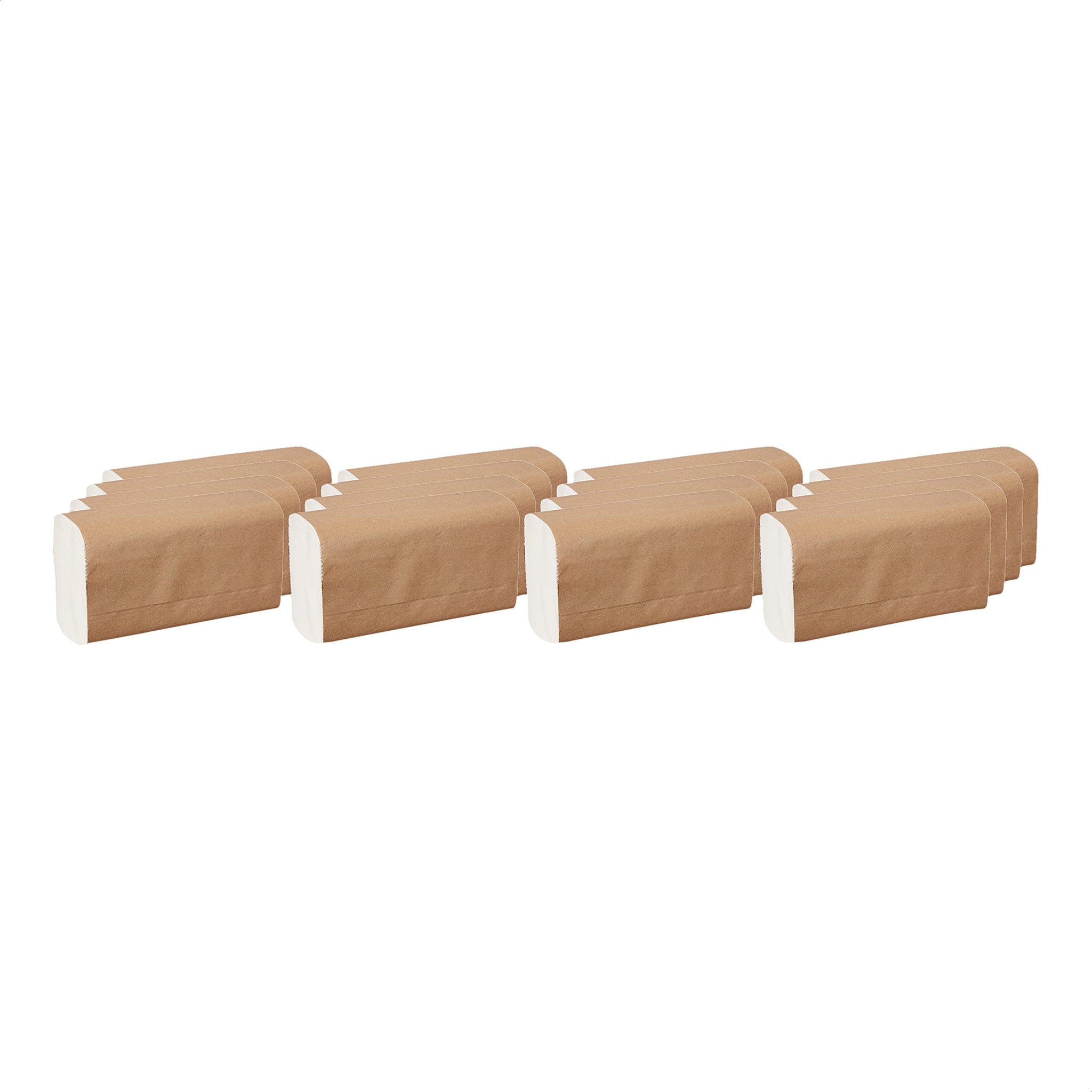 AmazonCommercial 2-Ply White XL Multifold Paper Towels, Absorbent, Compatible with Universal Dispensers, FSC Certified, 115 Sheets per Pack (16 Packs)