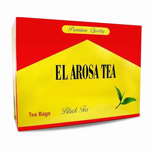 Al Arousa Alarousa Black Tea Bags Teas Indian Kenyan Traditional Egyptian Dust Egypt Arabian Strong Rich Pure Oriental Natural Taste Breakfast (Tea