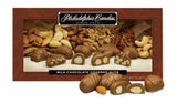 Philadelphia Candies Milk Chocolate Covered Assorted Nuts, 1 Pound Gift Box (Almond, Brazil, Cashew, Hazelnut, Pecan, Walnut)