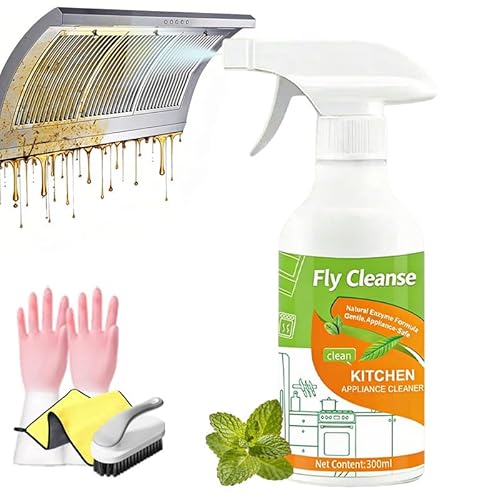Fly Cleanse FlyCleanse Spray, FlyCleanse Kitchen Cleaner, Electrolyzed Ion Kitchen Cleaner Spray, Natural Enzyme Formula Liquid Cleaner for Household