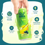 OoMee Fruity Matcha Drink | Lemon & Mint | Fruit?Infused, Plant?Based Vegan Beverage with Sustained Energy, Natural Craving Support, Low-Calorie, No