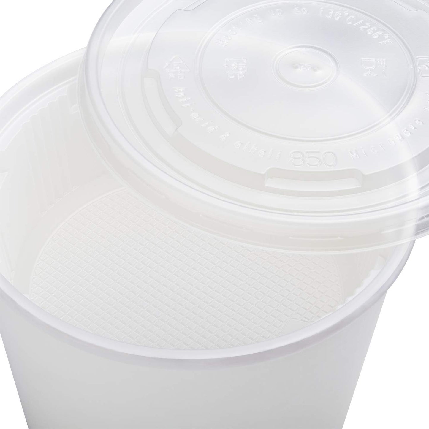 Karat 16oz PP Plastic Insert for 24-32oz Paper Food Container - 600 ct