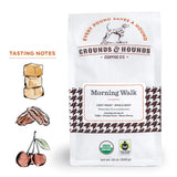Grounds & Hounds Three Blend Starter Kit - Ground, 100% Organic Coffee Variety Pack, Bulk Ground Coffee, Includes Three 6oz Bags of Our Most Popular