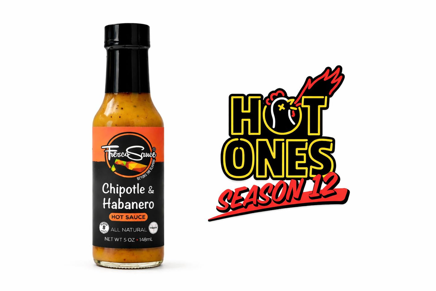Hot Sauce & Mustard Bundel by Fresco Sauce 2 pack - Flavorful - All Natural- Vegan - Gluten Free - 5 fl oz … (Habanero Duet 2 Pack)