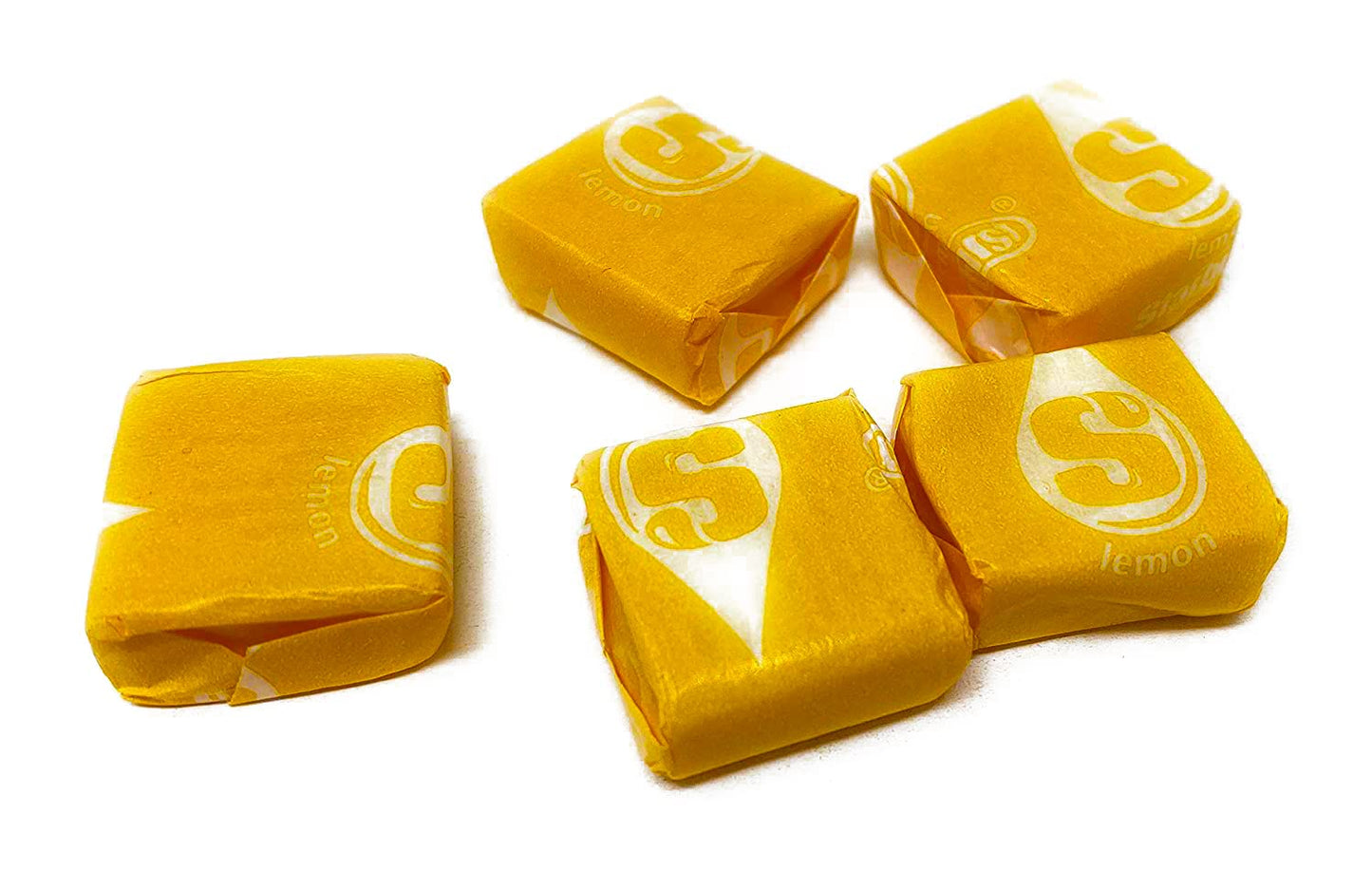 Holiday Special Str burst Yellow Lemon Chewy Candy - 1.5 lbs - All Yellow Lemon Str burst Fruit Chews - Single Flavor Soft Candy Assortment Sharing