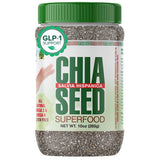 Sanar Naturals Chia Seeds | High Fiber, Omega 3 Superfood for Smoothies Oatmeal & Baking | Raw Black Chia Seeds, GLP-1 Support, Vegan, Non GMO, Gluten