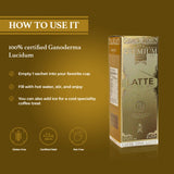2 boxes ORGANO Gourmet Cafe Latte, 100% Certified Ganoderma Lucidum (40 Sachets)