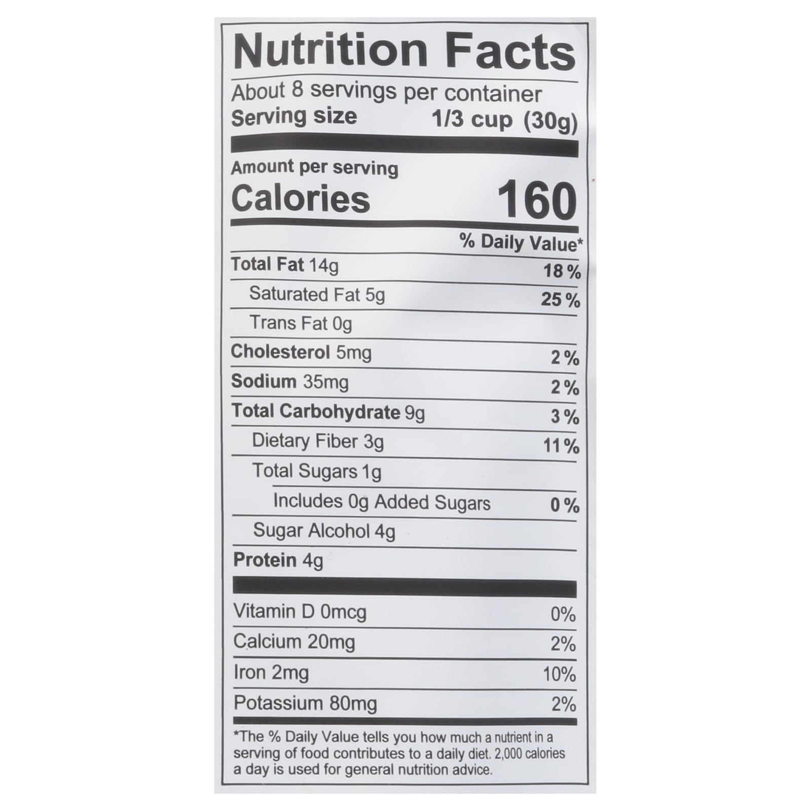 NuTrail Keto Nut Granola, Cacao, No Sugar Added, Kosher, Grain-Free, Gluten Free & Non-GMO, 8 Ounce (Pack of 6)