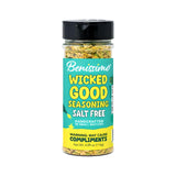 Benissimo Salt Free All Purpose Seasoning, Flake & Granule Blend for Meats, Poultry, Seafood, Vegetables, Potatoes & Everyday Cooking with Pet Shaker