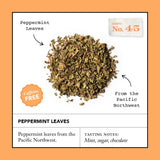 Steven Smith Teamaker Peppermint Leaves No. 45, Herbal Tea, Caffeine-Free, Sugar-Free, Sustainably Grown, Tea Bags, 15 Sachets, 0.78oz each