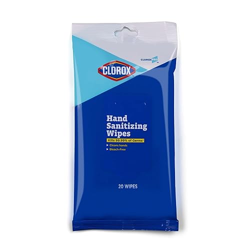 Clorox Pro Alcohol Free Hand Sanitizer Wipes with BZK, Gentle Bleach-Free Sanitizing Wipes for Hands - 0.13% BZK Formula, FDA Registered, Resealable