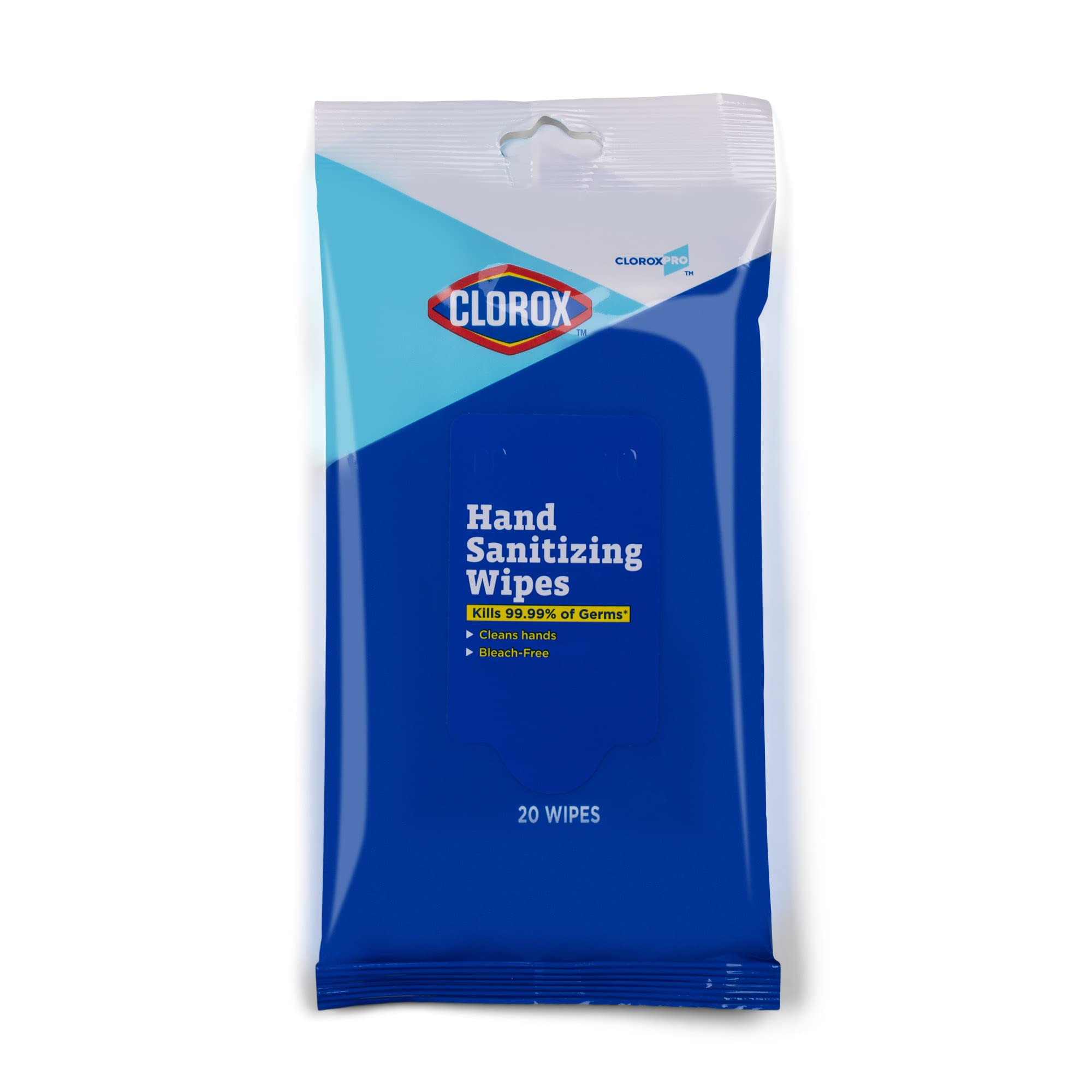Clorox Pro Alcohol Free Hand Sanitizer Wipes with BZK, Gentle Bleach-Free Sanitizing Wipes for Hands - 0.13% BZK Formula, FDA Registered, Resealable