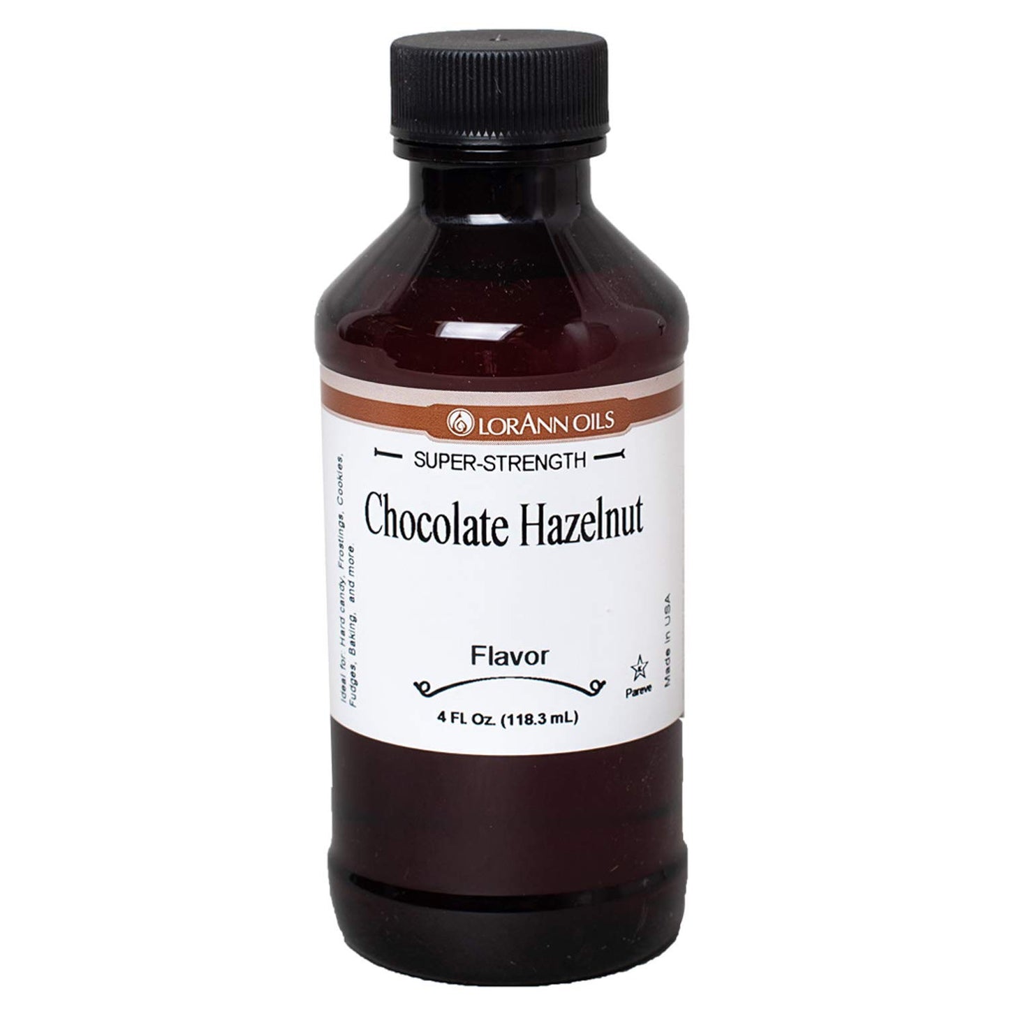 LorAnn Chocolate Hazelnut SS Flavor Flavor, 4 ounce Bottle