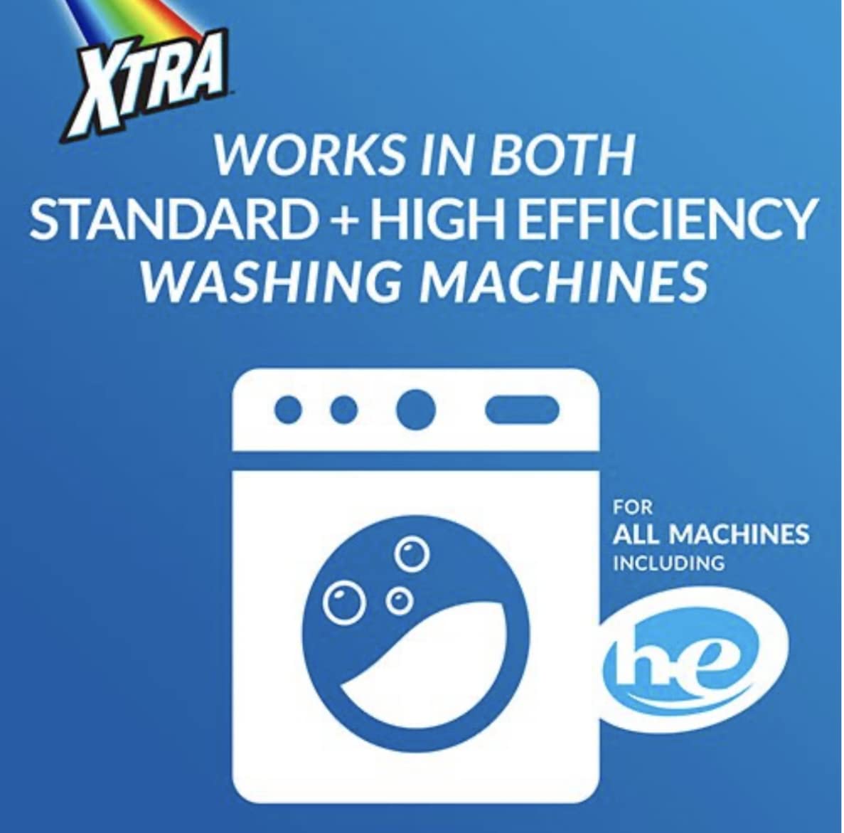 XTRA LAUNDRY DETERGENT LIQUID CRYSTAL CLEAN JUG 56 FLUID OUNCE