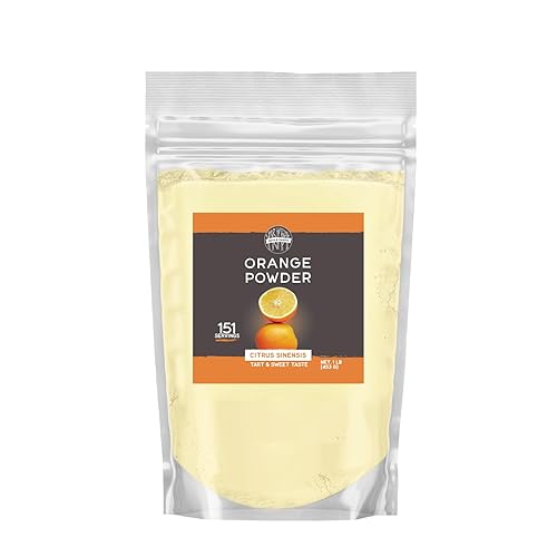 Birch & Meadow 1 lb Orange Powder, Tart & Sweet, From Whole Orange Fruit