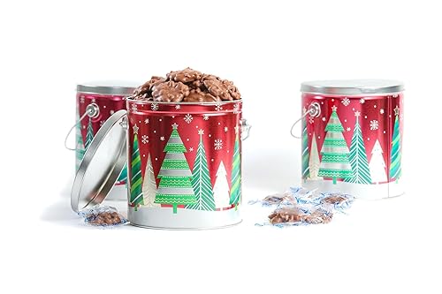 Mascot Pecan Can O' Clusters 2lb Holiday Tin