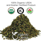 Organic Way Stinging Nettle Leaf Cut & Sifted (Urtica dioica) - Herbal Tea | European Wild-Harvest | Kosher Certified | Vegan, Non GMO & Gluten Free |