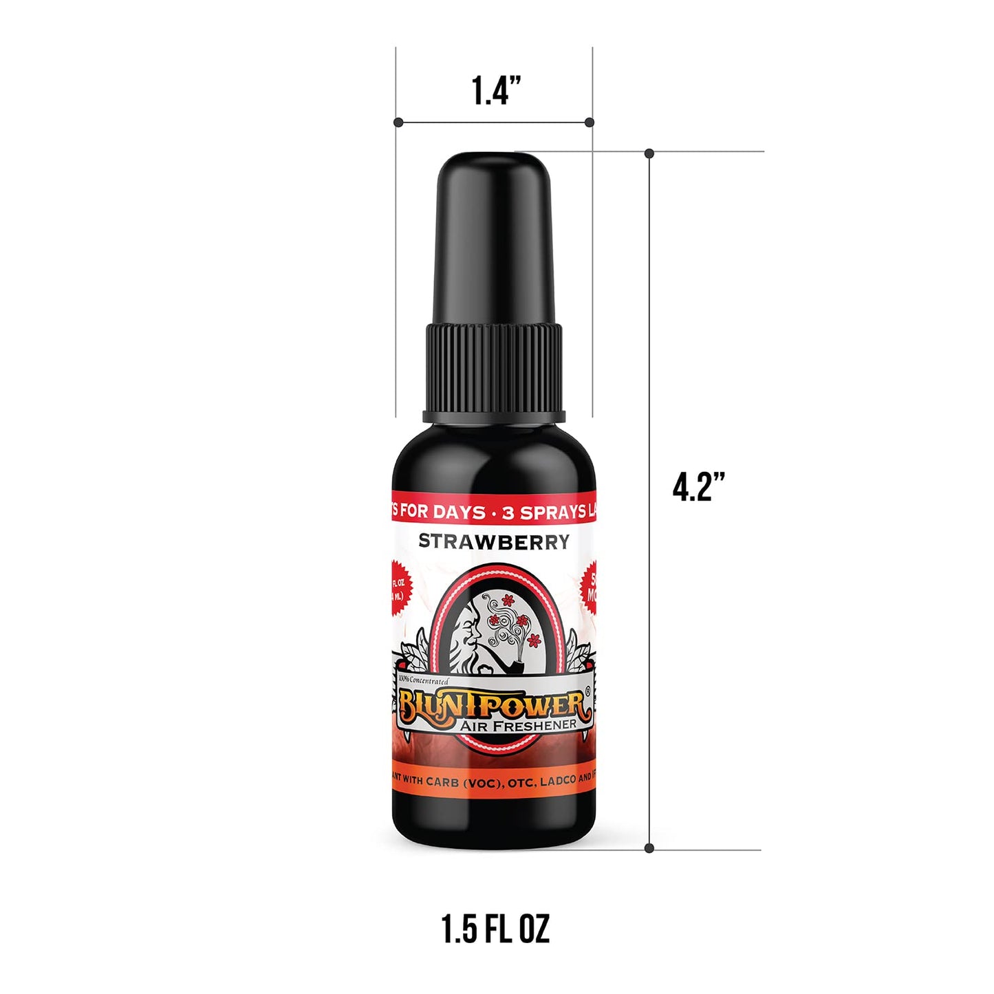 BluntPower Oil Based Concentrated Air Freshener and Oil for Diffuser - Air Freshener Spray for Room, Car, Bathroom - Concentrated Room Deodorizer