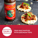 San-J Gluten Free Szechuan Cooking Sauce - Szechuan Sauce, Szechuan Dipping Sauce, Hot & Spicy Marinade & Stir Fry Sauce, Kosher, Non-GMO, No