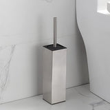 BGL Toilet Brush Holder Freestanding,Brushed Nickel,304 Stainless Steel,SUS304 Toilet Bowl Brush and Holder for Bathroom - Space Saving,Sturdy,Deep