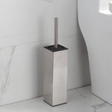 BGL Toilet Brush Holder Freestanding,Brushed Nickel,304 Stainless Steel,SUS304 Toilet Bowl Brush and Holder for Bathroom - Space Saving,Sturdy,Deep