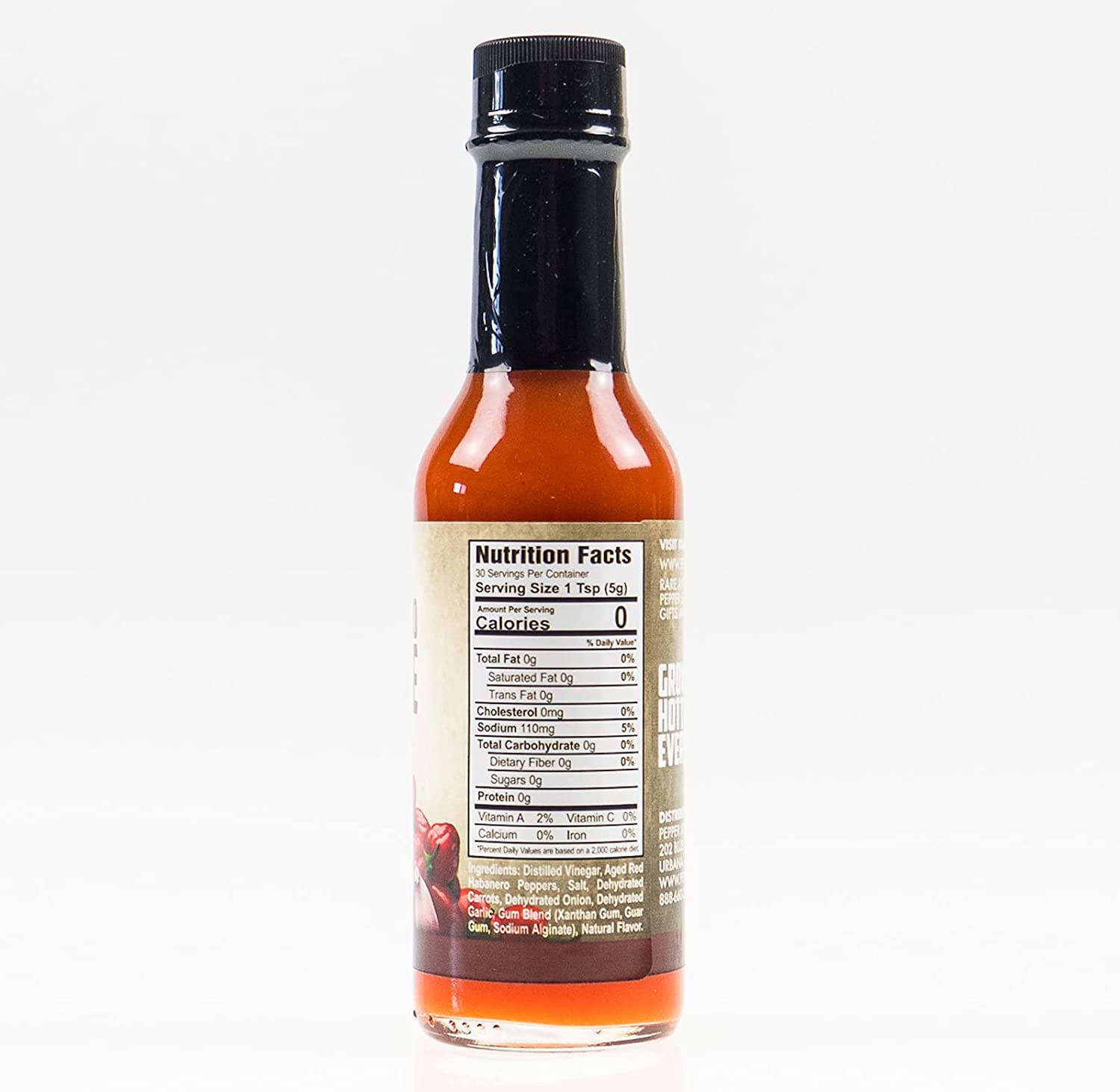 Pepper Joe’s Garlic Habanero Hot Sauce - Gourmet Roasted Garlic Hot Sauce with Red Habanero Peppers - Mild Heat with Maximum Flavor - 5 Ounces
