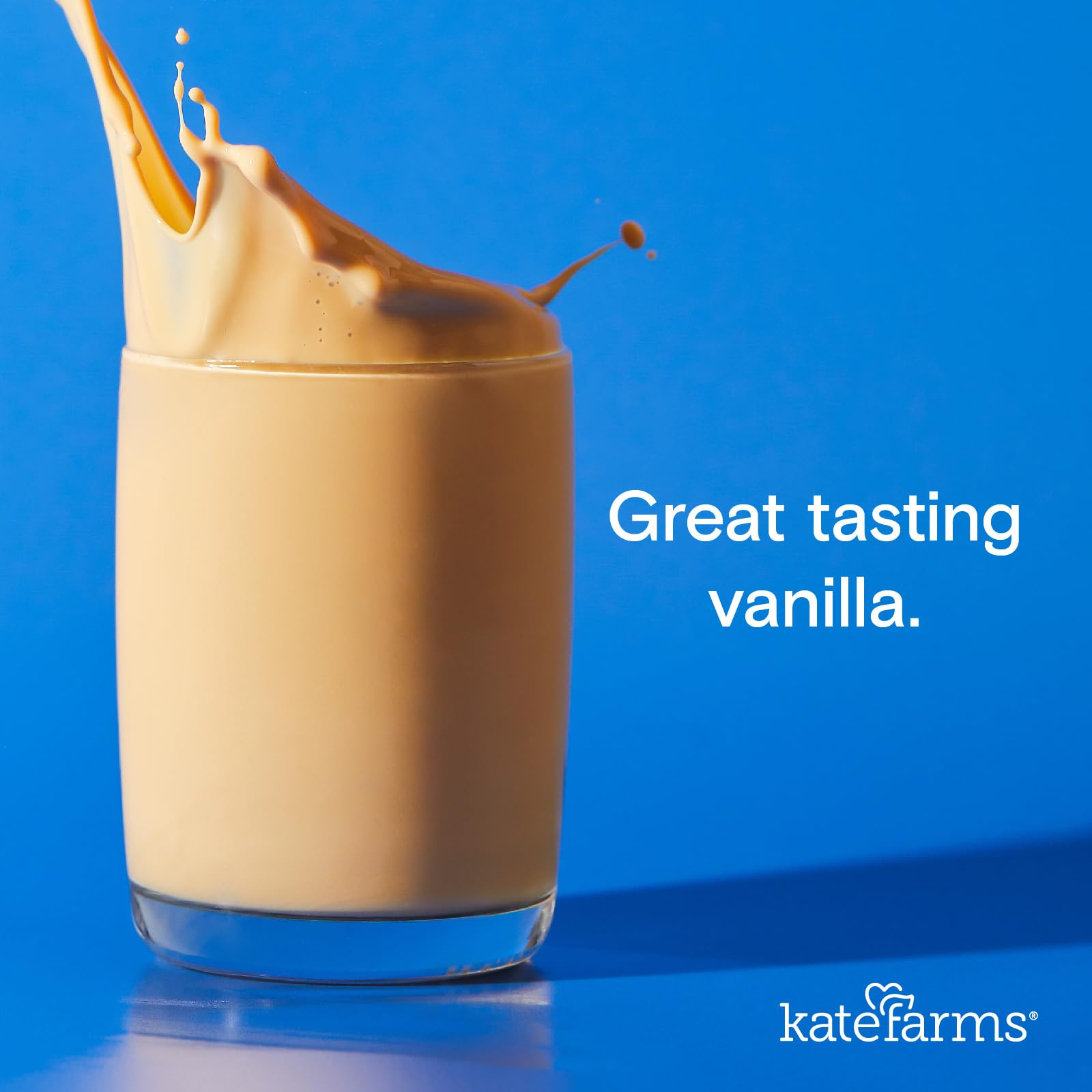 KATE FARMS Organic 1.8 Renal Support Shake, Vanilla, 20g Protein, 27 Vitamins and Minerals, Specialized Dialysis Nutrition Support, 8.45 oz (6 Pack)