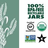 RiceSelect Organic Arborio Rice, Risotto Rice, Gluten-Free, Non-GMO, 32 oz (Pack of 4 Jars)