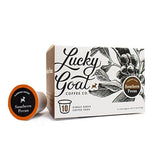 Lucky Goat Coffee - Southern Pecan Coffee Pods - Flavored 10 ct Box - Compatible w/Single Serve Keurig K-Cups 1.0 & 2.0 - Medium Roast - Nutty Sweet