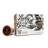 Lucky Goat Coffee - Southern Pecan Coffee Pods - Flavored 10 ct Box - Compatible w/Single Serve Keurig K-Cups 1.0 & 2.0 - Medium Roast - Nutty Sweet