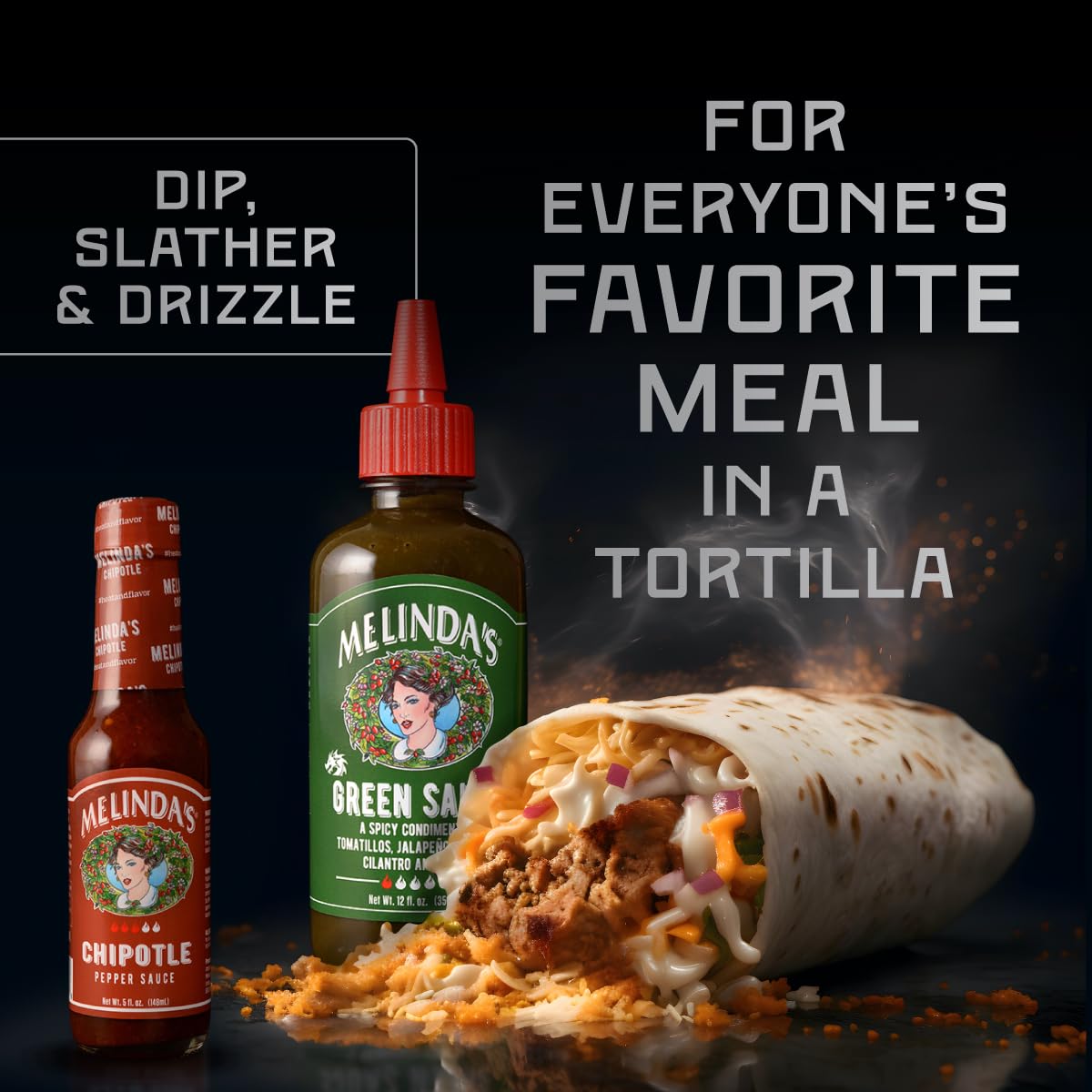 Melinda’s Taco Sauce Collection - 6 Pack (54 Oz) -Taco Hot Sauce Variety Pack for Taco Night with Jalapeño Hot Sauce, Mexicana, Chipotle & More