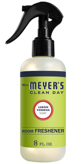 Mrs. Meyer's Clean Day Room Freshener Spray Bottle, Lemon Verbena Scent, 8 Fl oz (Pack of 2)