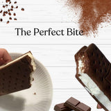 Jellybean Foods Ice Cream Sandwich Wafers - Crispy Chocolate Wafers For Ice Cream Sandwiches - Rectangular Sandwich Wafers - Chocolate Cookies
