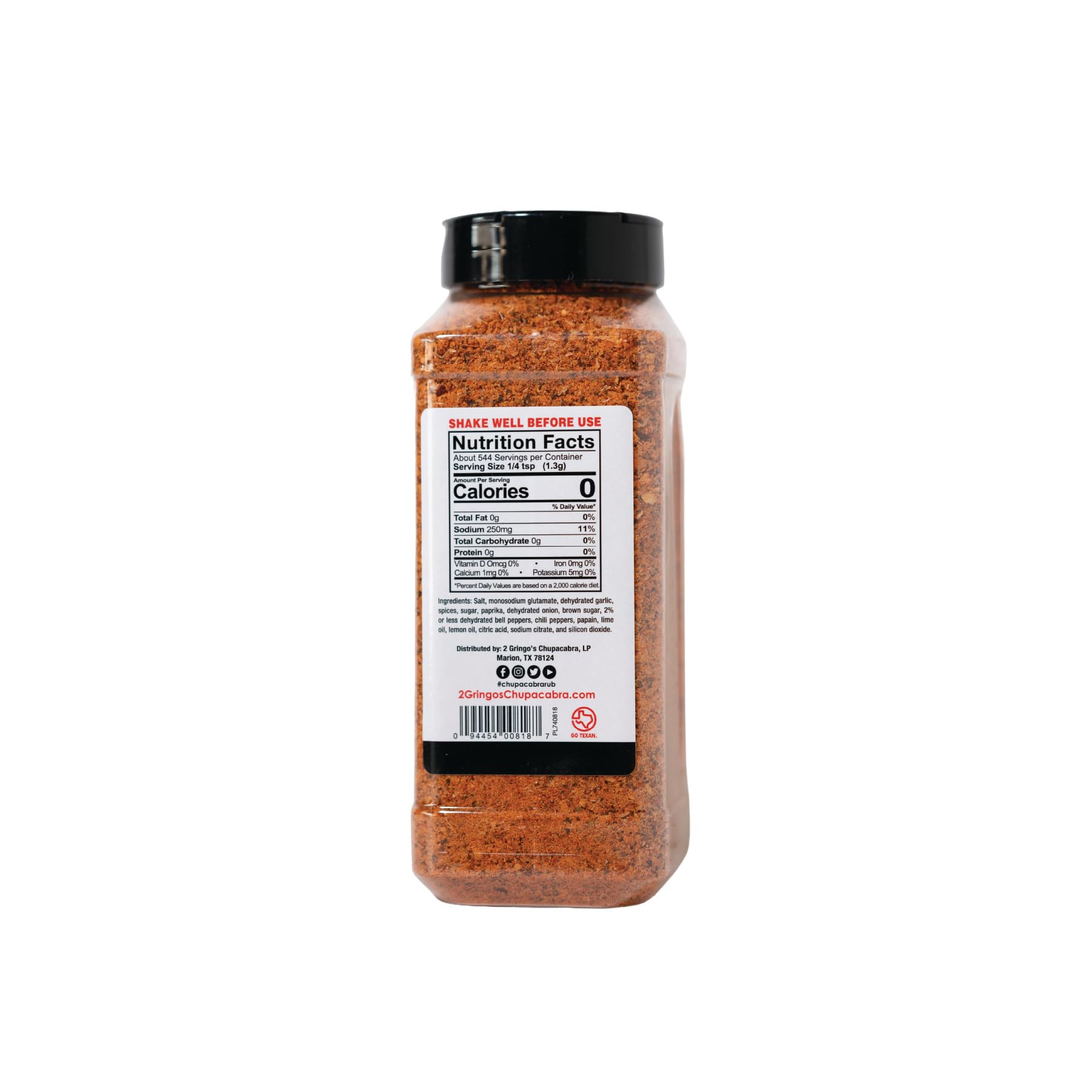 2 Gringos Chupacabra Special Blend Seasoning, 25 Ounces
