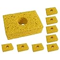Thermaltronics SPG-10 Yellow, Soldering Sponge, (3.2" X 2.1") (10 Pack) interchangeable for Metcal AC-Y10