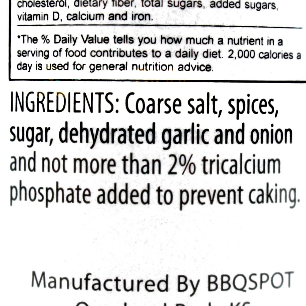 BBQ Spot Rub Some Steak Black Pepper and Garlic Seasoning Rub 5.3 Ounce