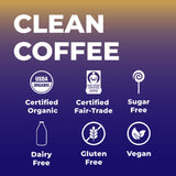Shroomi Award-Winning Mushroom Focus Coffee - 16,000mg Lions Mane Blend | Organic Brain Coffee Ground with Reishi and Chaga | Mental Clarity and Calm