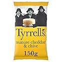 Tyrrells Hand Cooked English Crisps - Mature Cheddar & Chives (150g)