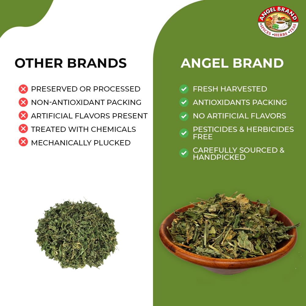 Angel Brand Guinea Hen leaves Tea - 0.5 oz Pouch Pack of 3 Sourced From Lush Tropics, Discover Potent & Versatile Qualities of Our Premium Anamu Plant