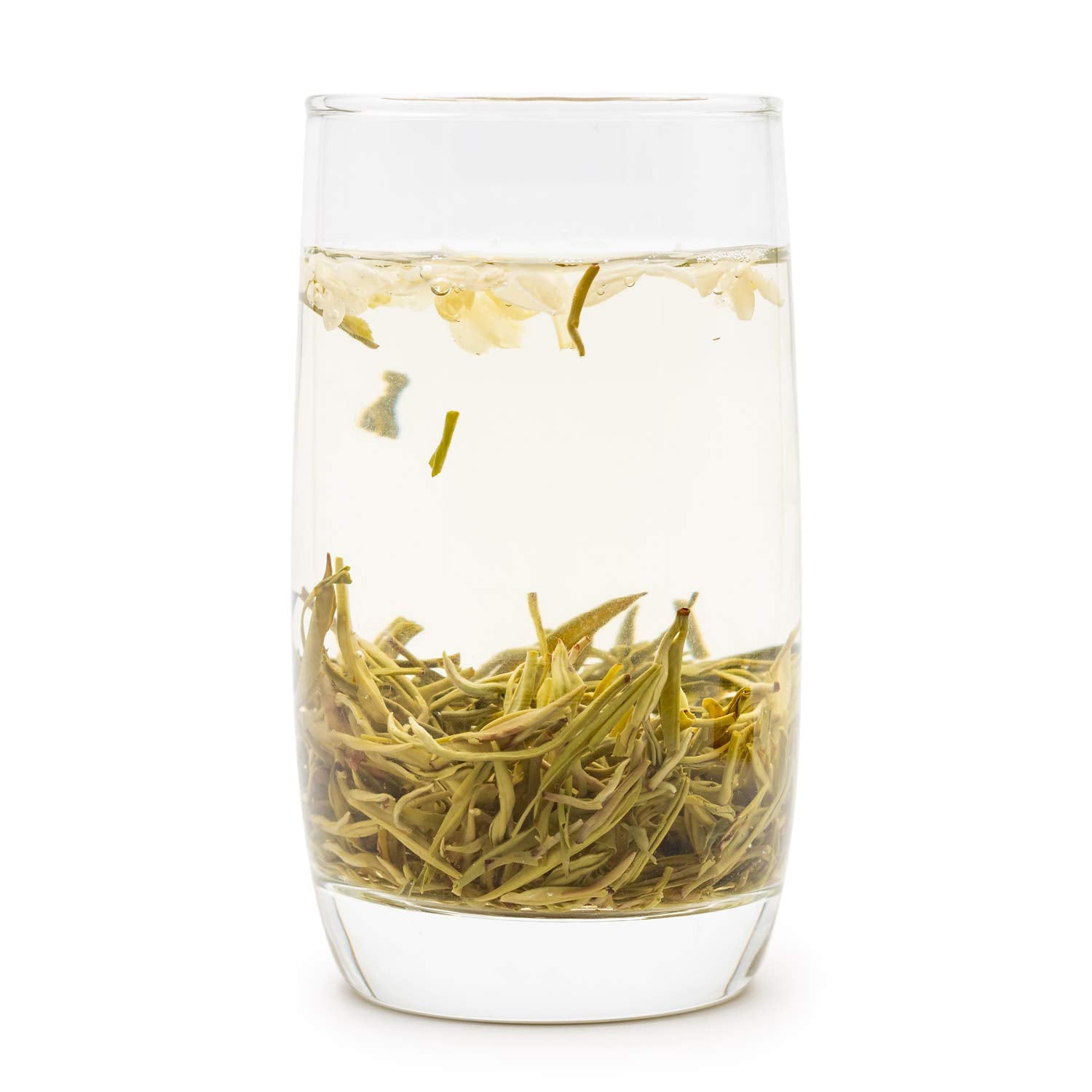 Oriarm 2026 Bi Tan Piao Xue Jasmine Tea Loose Leaf - Chinese Mao Feng Green Tea with Jasmine Flowers - Yuqian 1st Grade 225g Ziplock Resealable Bag