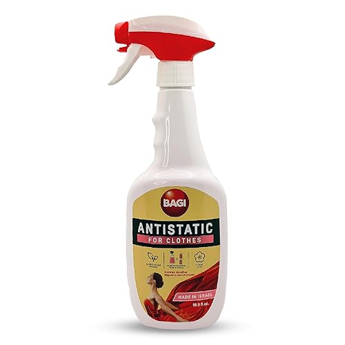 BAGI Anti Static Spray for Clothes - Fabric Refresher & Softener, Eliminates Static Cling, Prevents Shocks, Delicate Fresh Scent, Safe for All