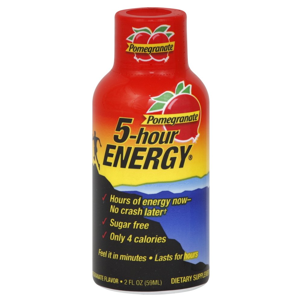 5-hour Energy Pomegranate Liquid Energy Drink 2 OZ Pack of 12