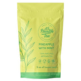 Pineapple Mint Herbal Tea - 3 oz, 35 Tea Bags - Pineapple, Mint & Lemongrass Blend - Refreshing Caffeine-Free Tropical Infusion for Fresh Breath