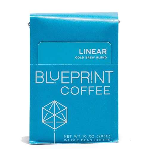 Blueprint Coffee Linear Cold Brew Blend Whole Bean Coffee, 10 oz