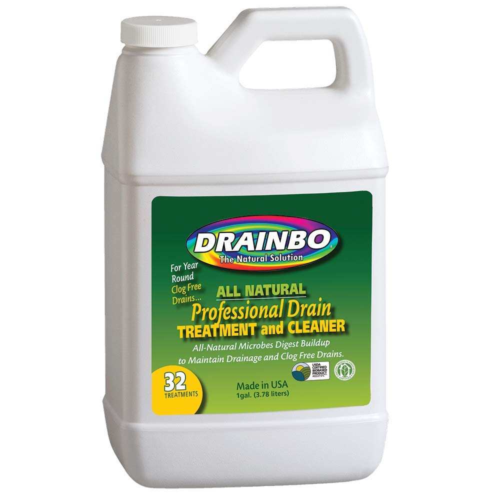 Drainbo Professional Drain Treatment and Cleaner, 1-Gallon