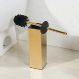 BGL Freestanding Solid Stianless Steel 304 Toilet Bowl Brush and Holder for Bathroom Storage and Organization - Space Saving, Sturdy, Deep Cleaning