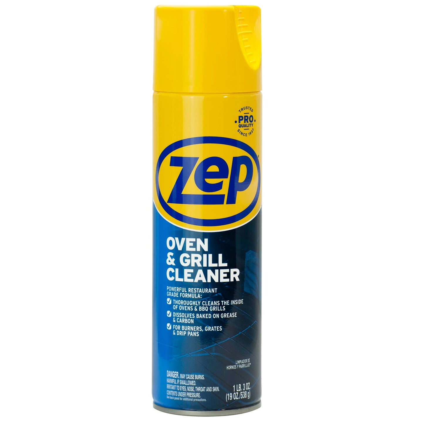 Zep Heavy-Duty Oven and Grill Cleaner 19 oz (1 Unit) and Foaming Wall Cleaner 18 oz (1 Unit) ECBD001 - Professional Grade Foaming Spray Cleaners