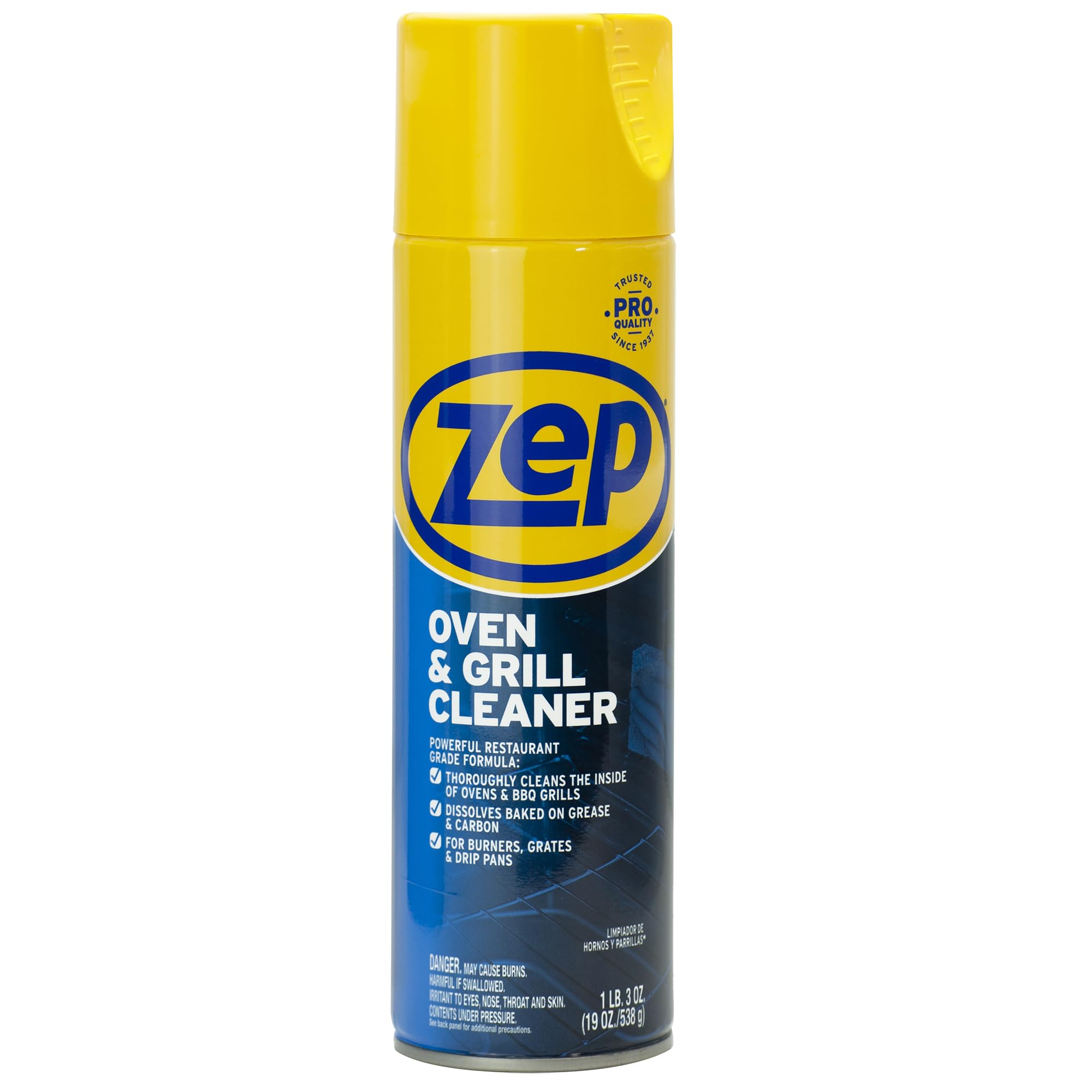 Zep Heavy-Duty Oven and Grill Cleaner 19 oz (1 Unit) and Foaming Wall Cleaner 18 oz (1 Unit) ECBD001 - Professional Grade Foaming Spray Cleaners