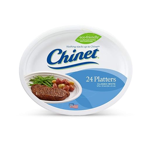 Chinet Platter - 12.625 In - 24 Ct