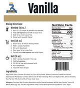 Royal Flavorings Vanilla Premium Flavored Frappe Drink Mix for Blended, Iced or Hot Drinks, Stand up Resealable Bag 3 Lb.